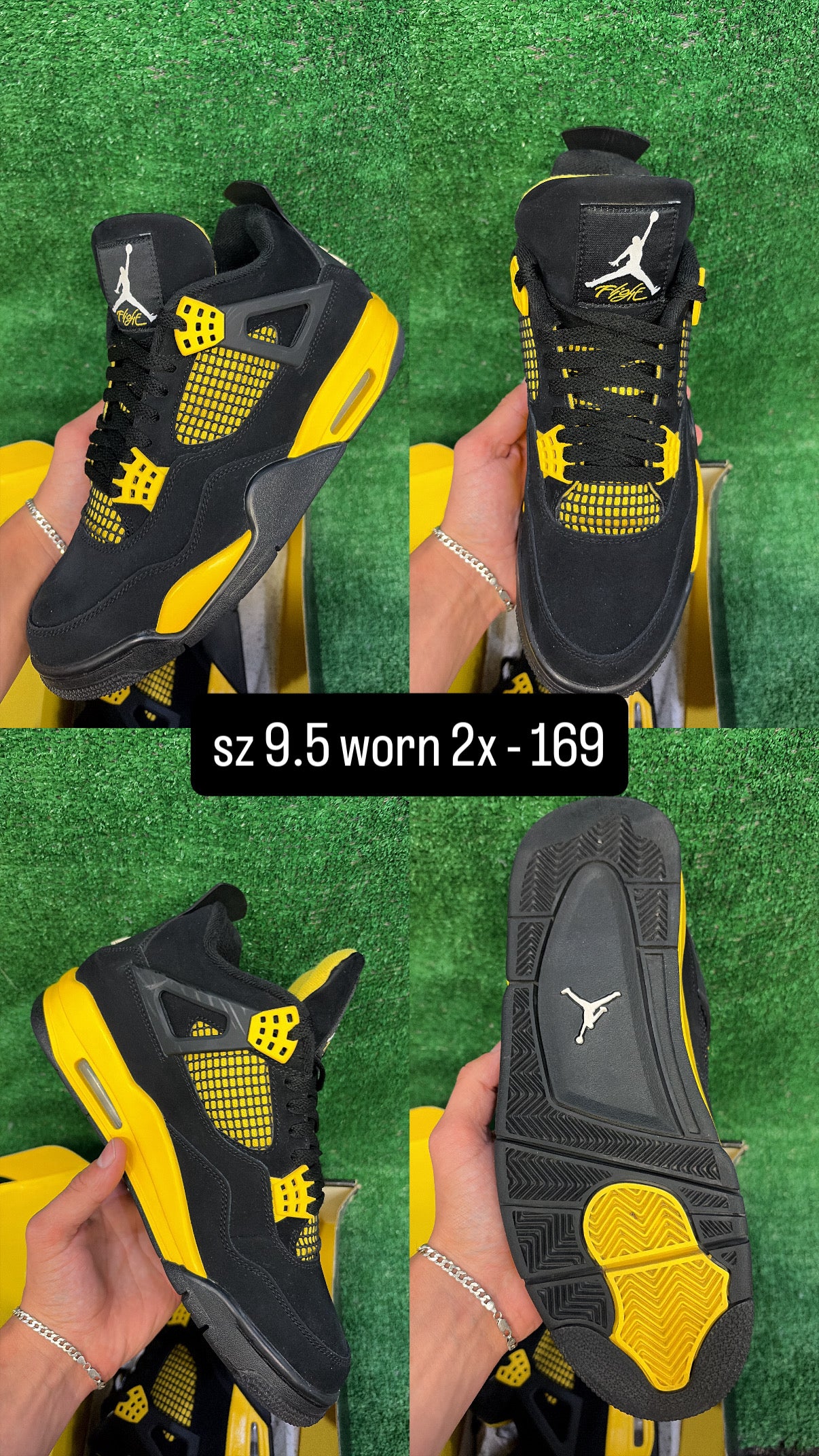 Jordan 4 Thunder Size 9.5