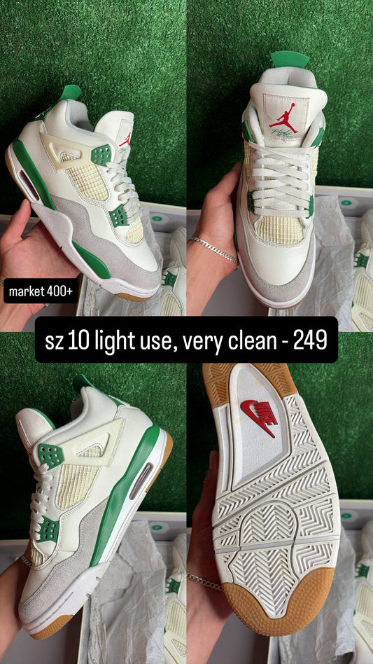 Jordan 4 Pine Green Size 10