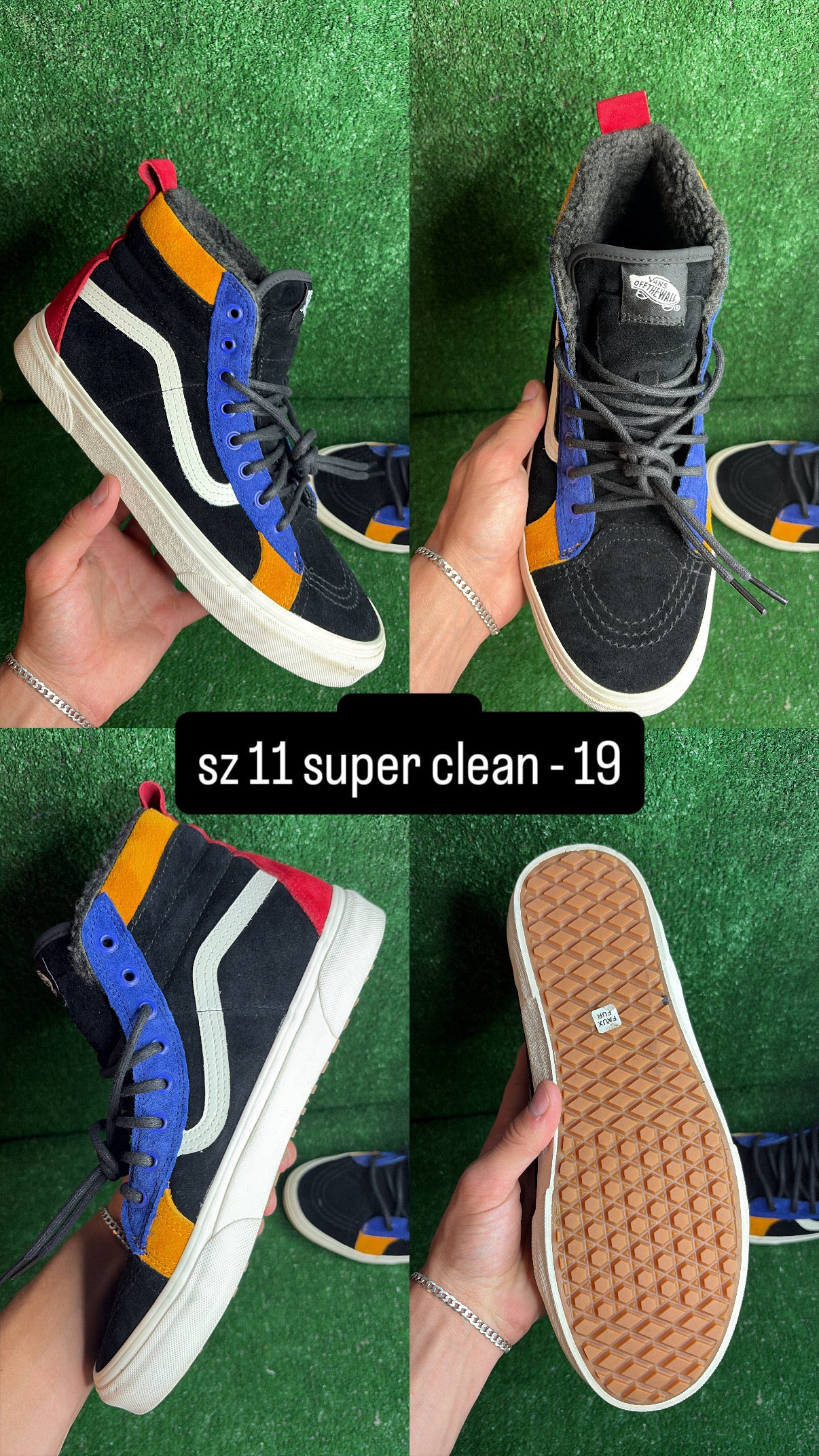 Vans High Top Skate Multicolor Size 11
