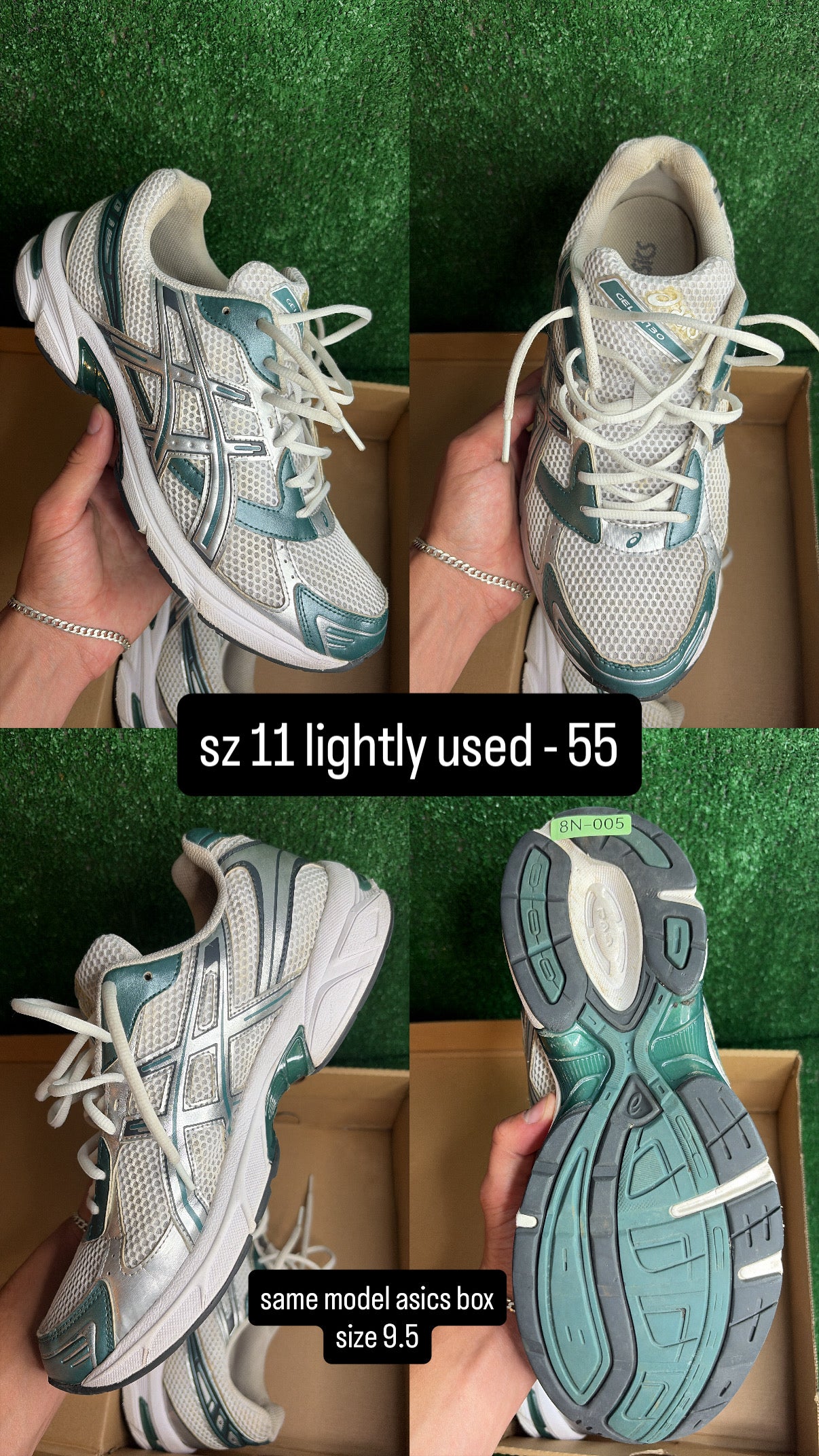 Asics Gel 1130 Dark Neptune Size 11