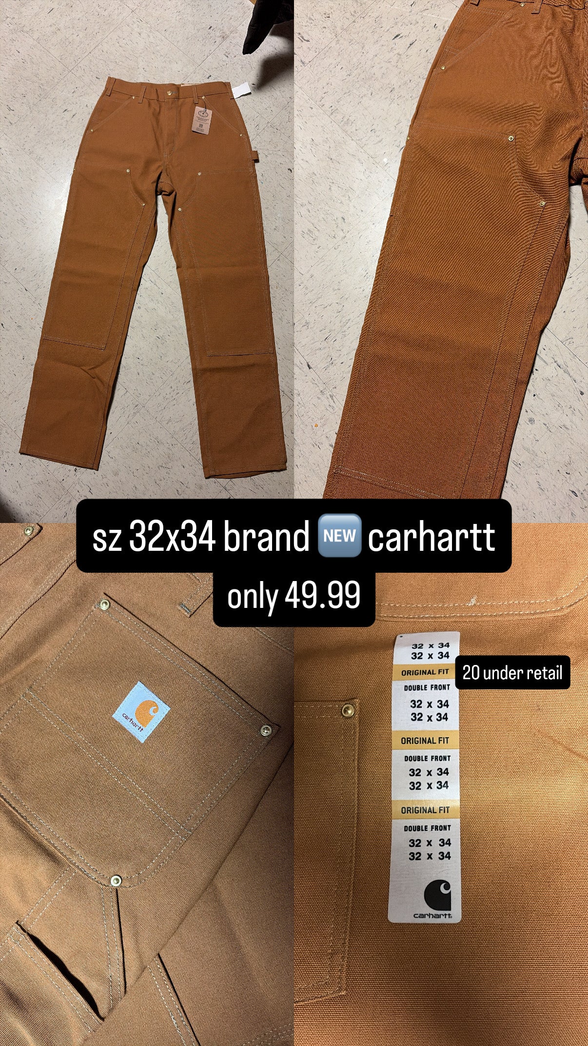 Carhartt Pants Size 32x34