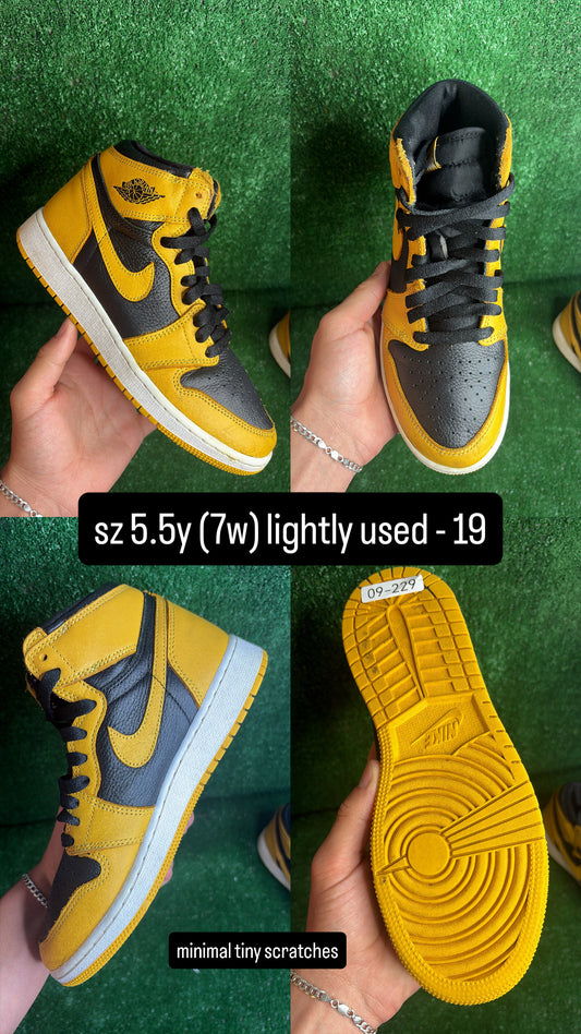 Jordan 1 Pollen Size 5.5y (7w)