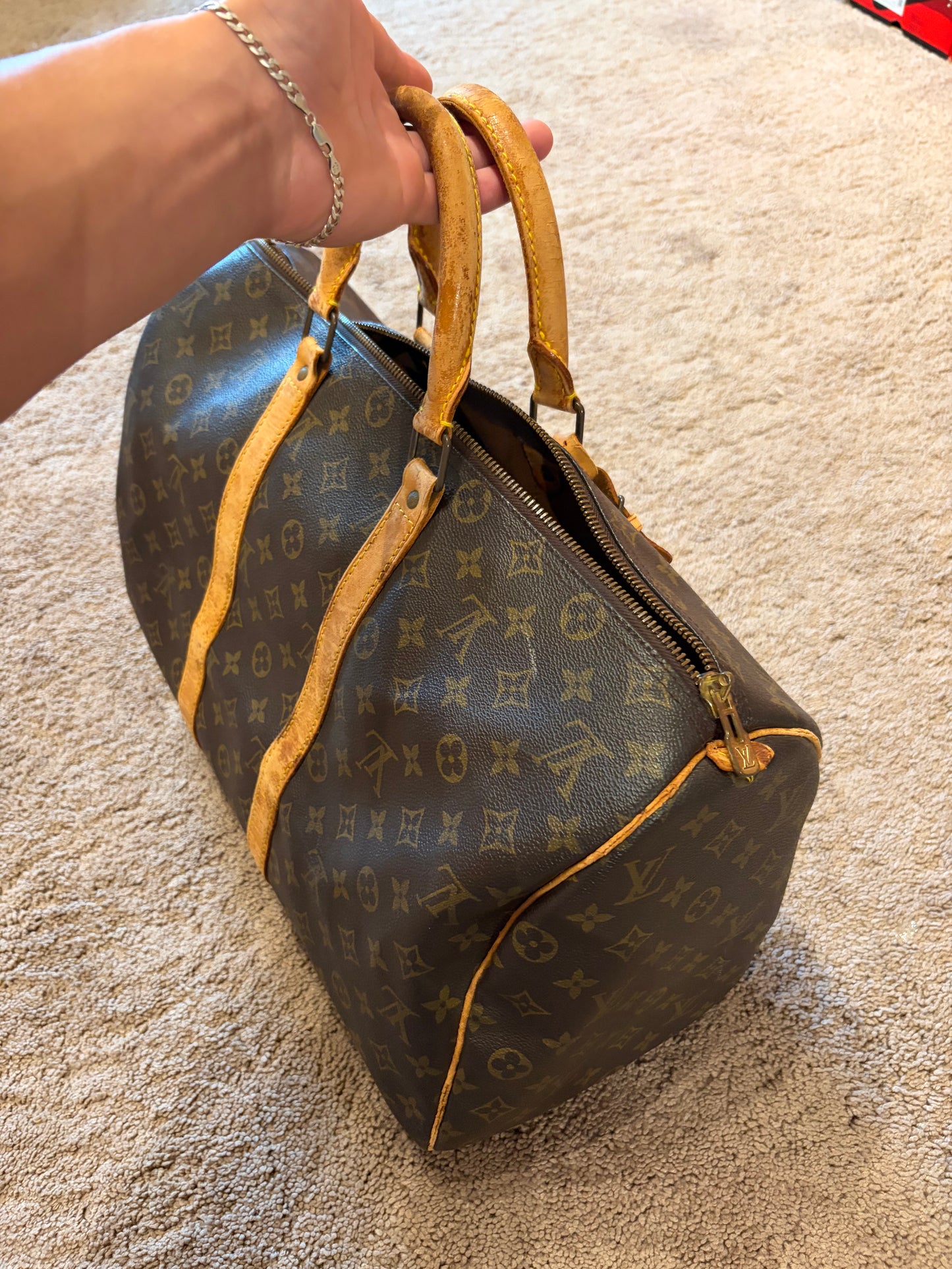 Louis Vuitton LV Monogram Keepall 50 Vintage
