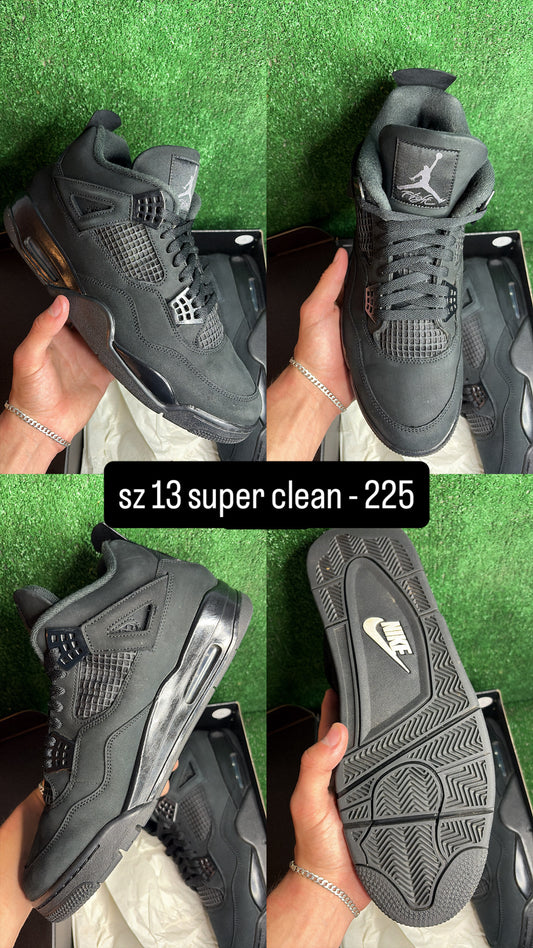 Jordan 4 Black Cat Size 13