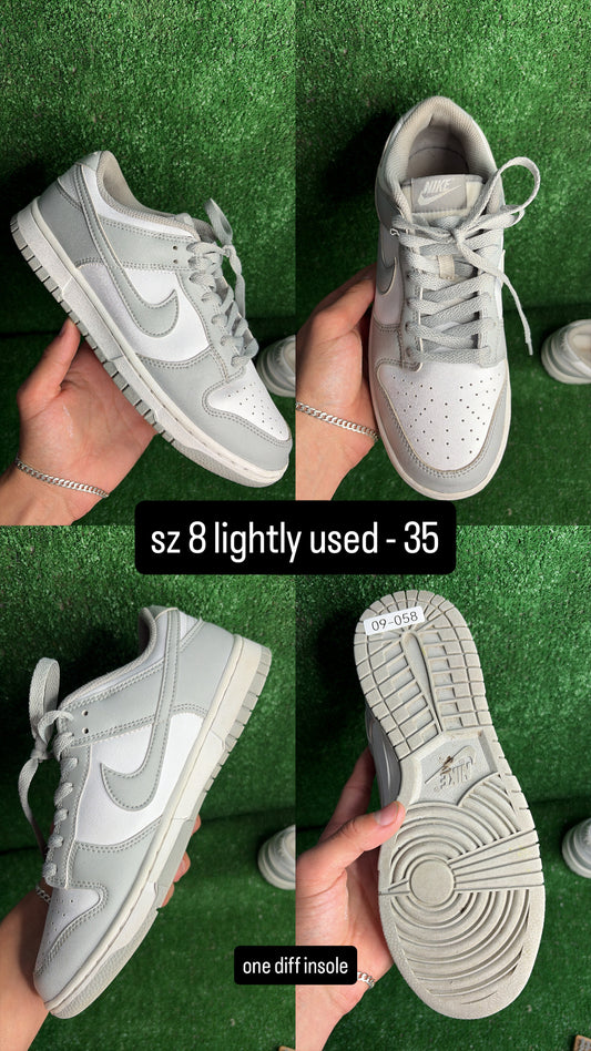 Nike Dunk Low Grey Fog Size 8