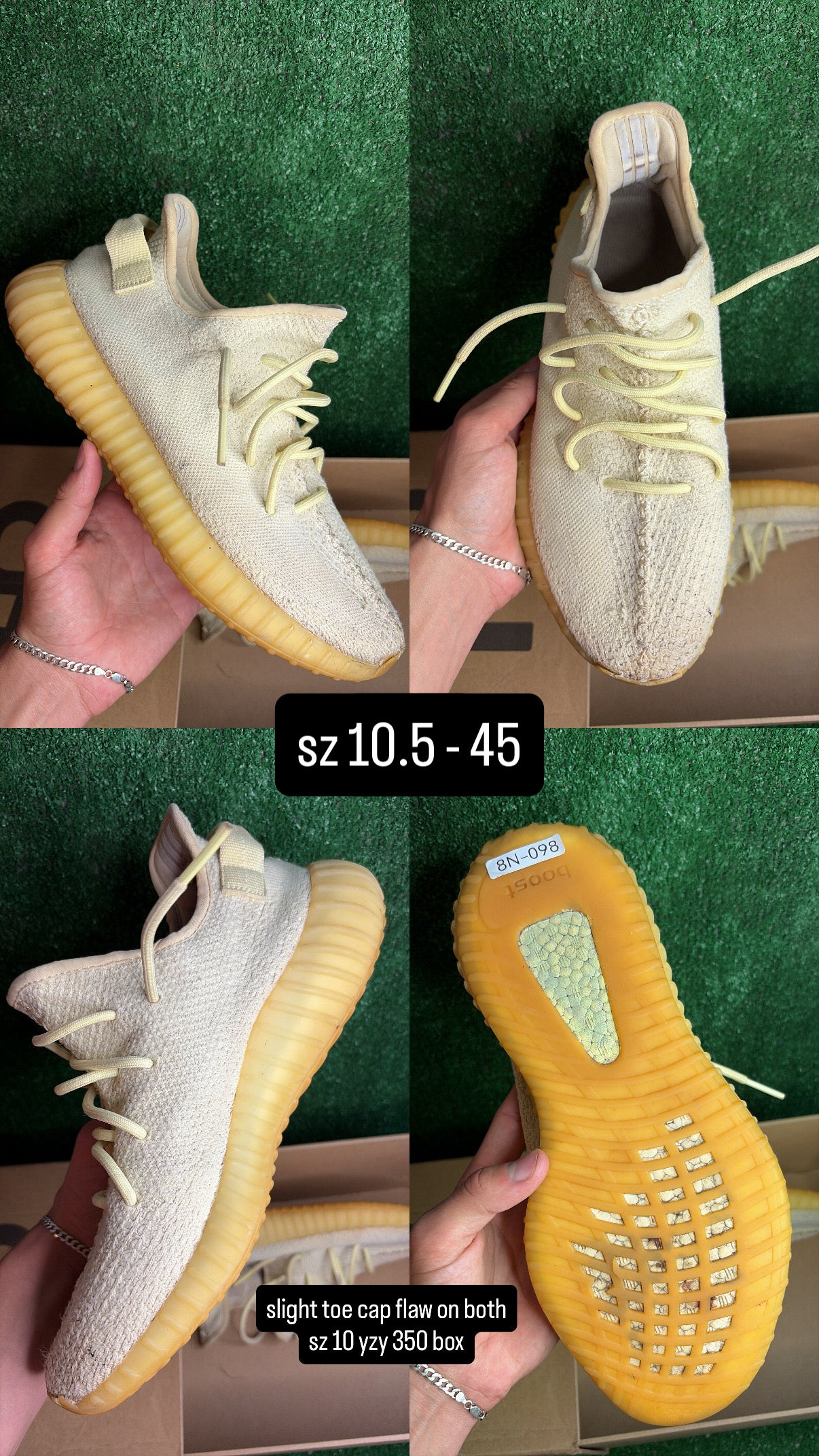 Yeezy 350 Boost V2 Butter Size 10.5
