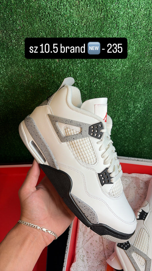 Jordan 4 White Cement Size 10.5