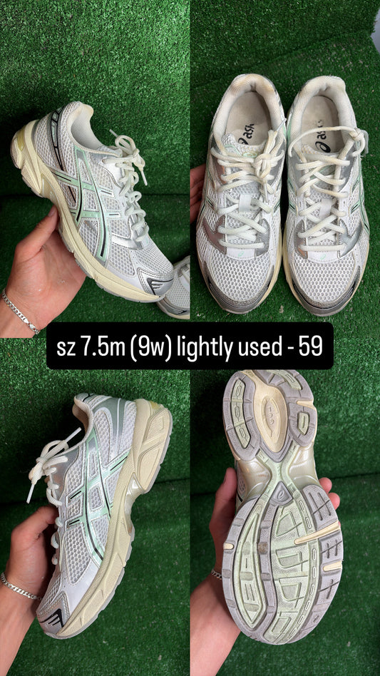 Asics Gel 1130 Mint Green Silver Size 7.5m (9w)