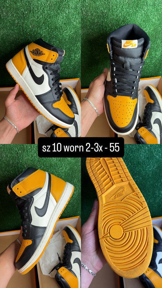 Jordan 1 High Taxi Size 10