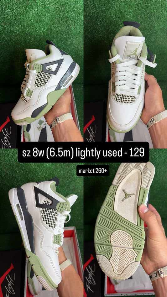 Jordan 4 Seafoam Size 6.5m (8w)