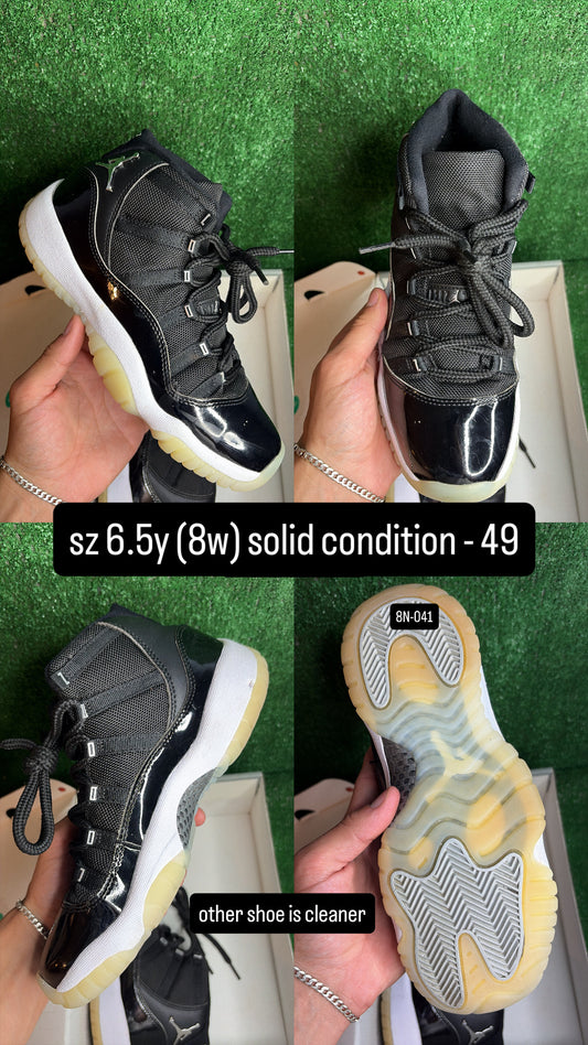 Jordan 11 Jubilee Size 6.5 (8w)