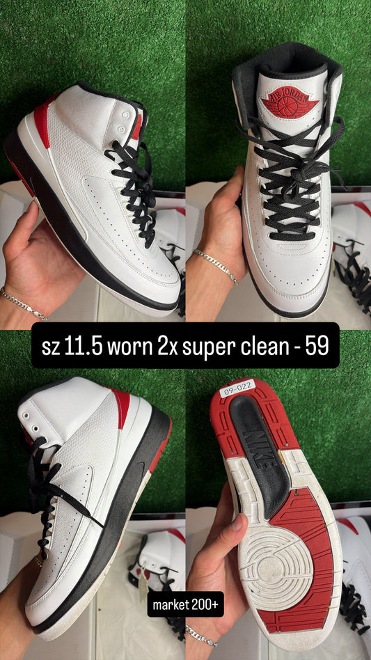 Jordan 2 Chicago Size 11.5