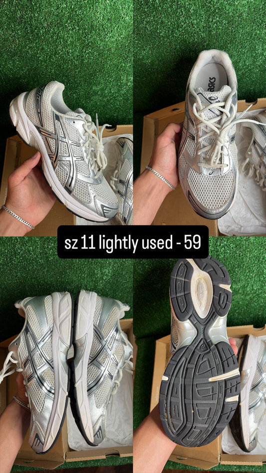 Asics Gel 1130 Grey Silver White Size 11
