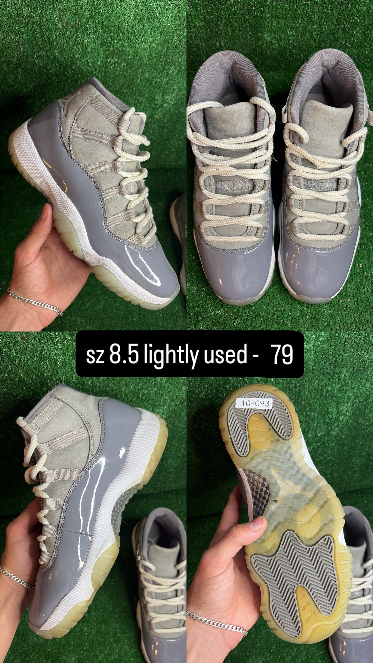 Jordan 11 Cool Grey Size 8.5