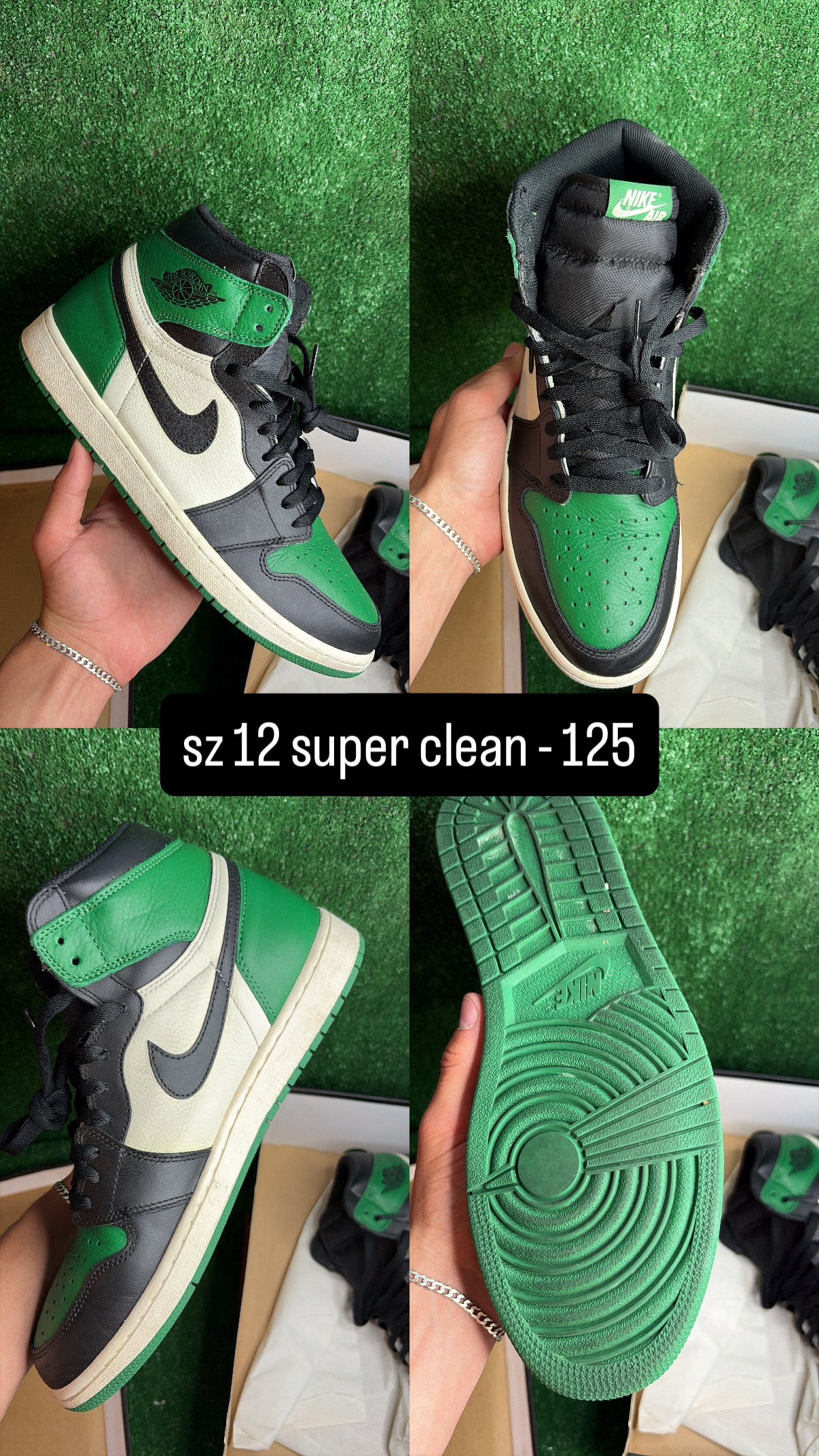 Jordan 1 Pine Green Size 12