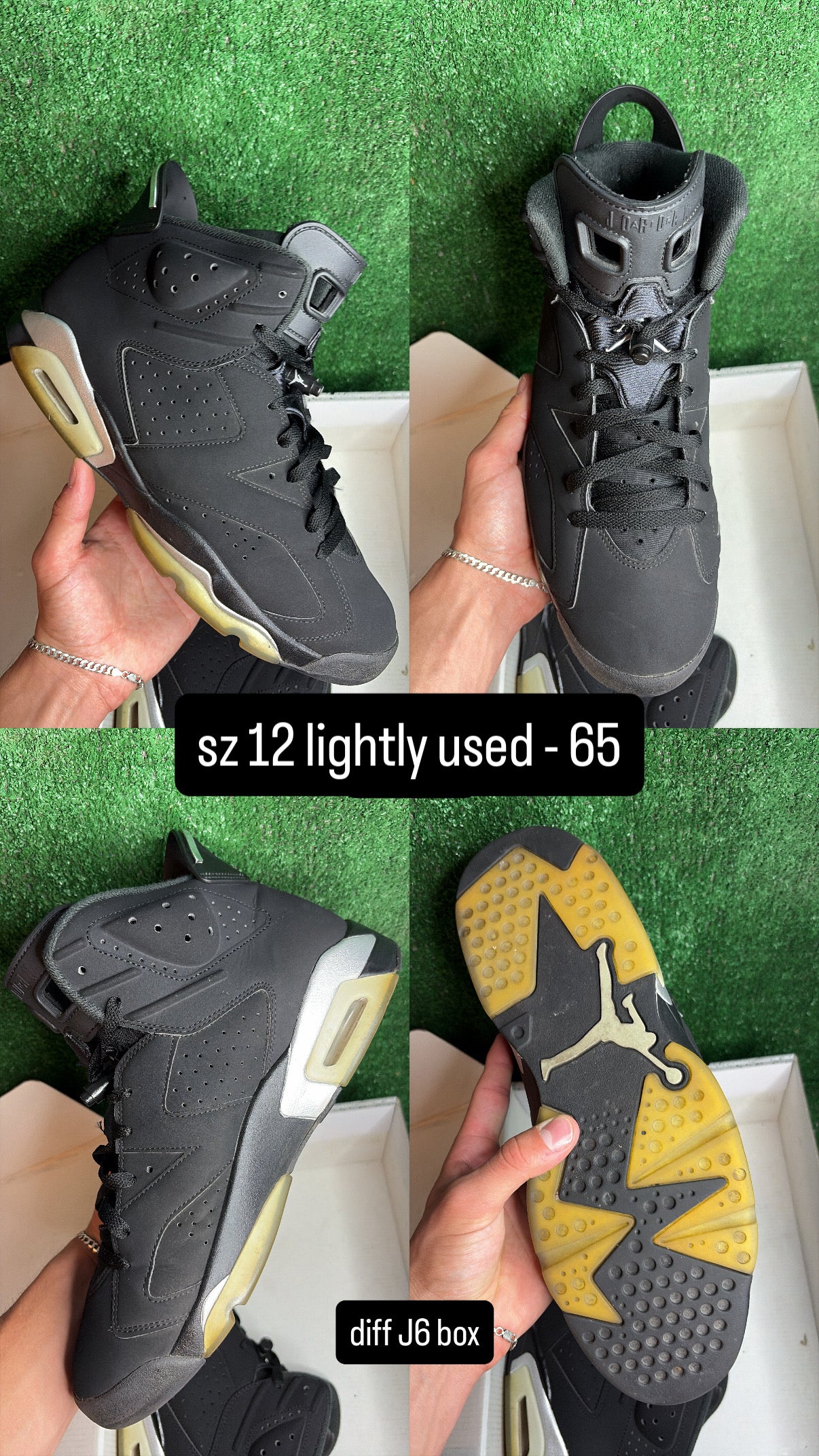 Jordan 6 Chrome Size 12