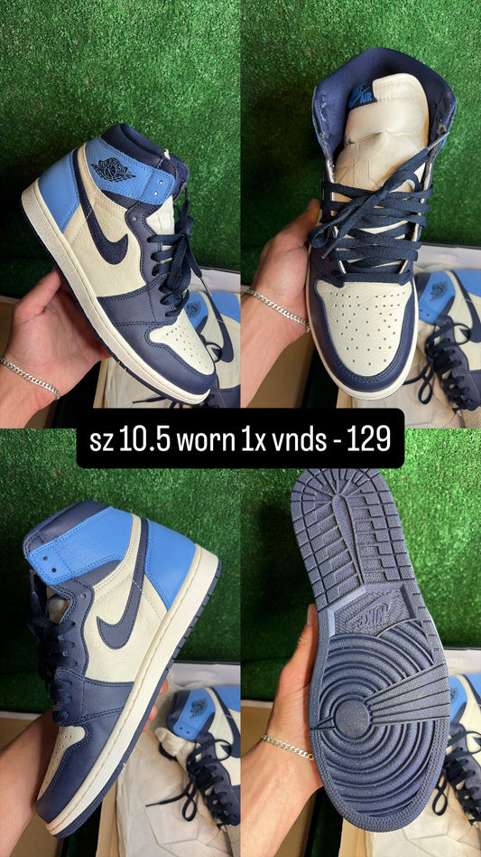 Jordan 1 High Obsidian Size 10.5