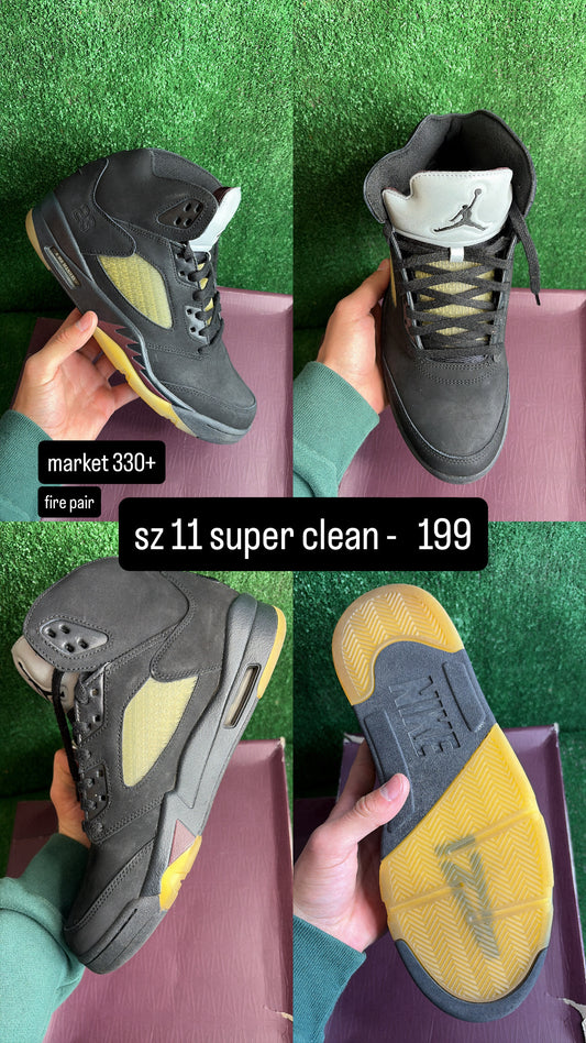 Jordan 5 A Ma Maniere Black Dusk Size 11