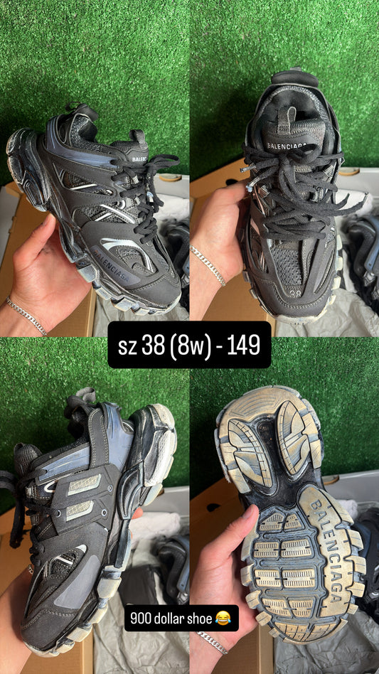 Balenciaga Track Runner Black Size 6.5m (8w)