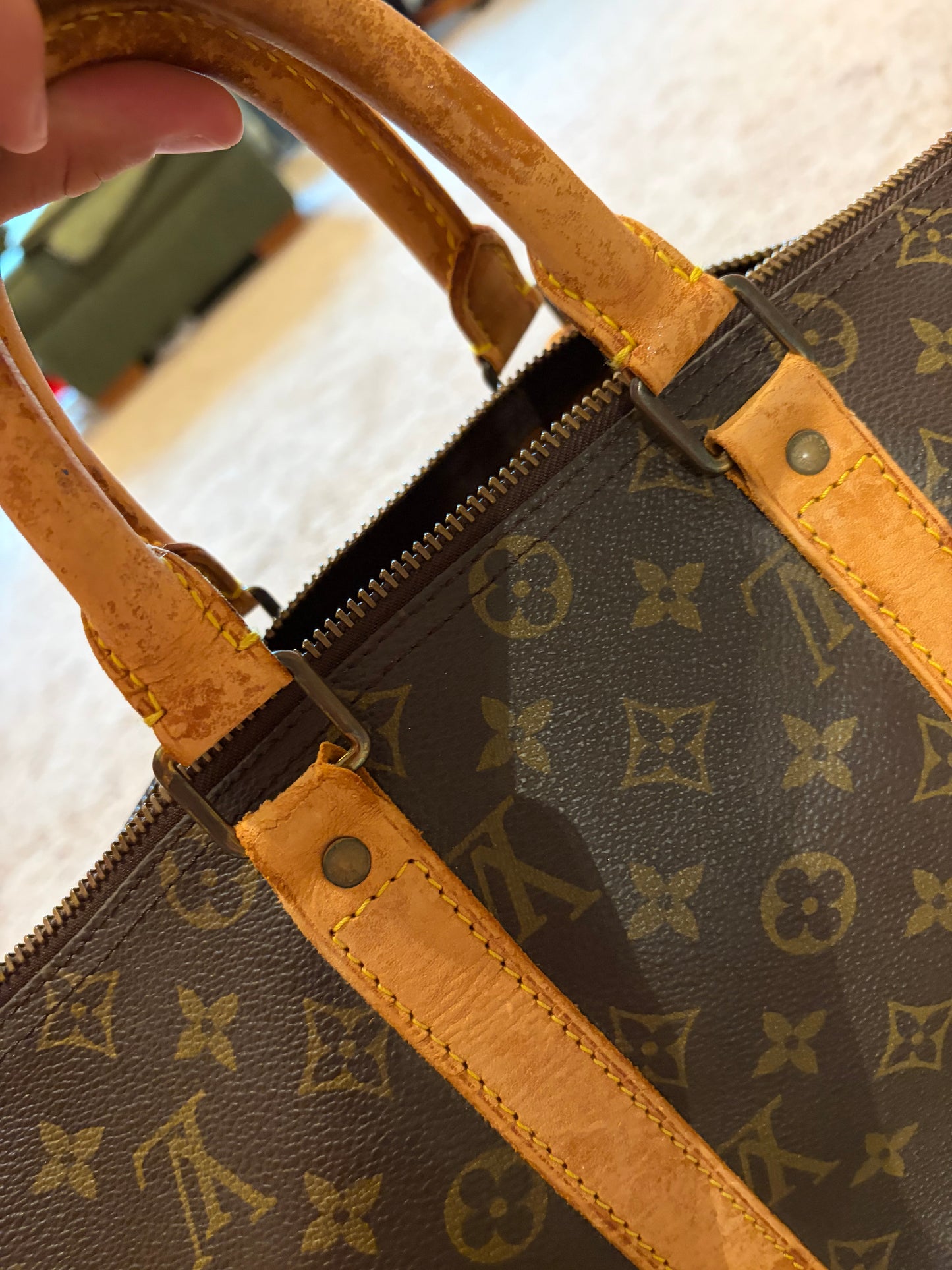 Louis Vuitton LV Monogram Keepall 50 Vintage