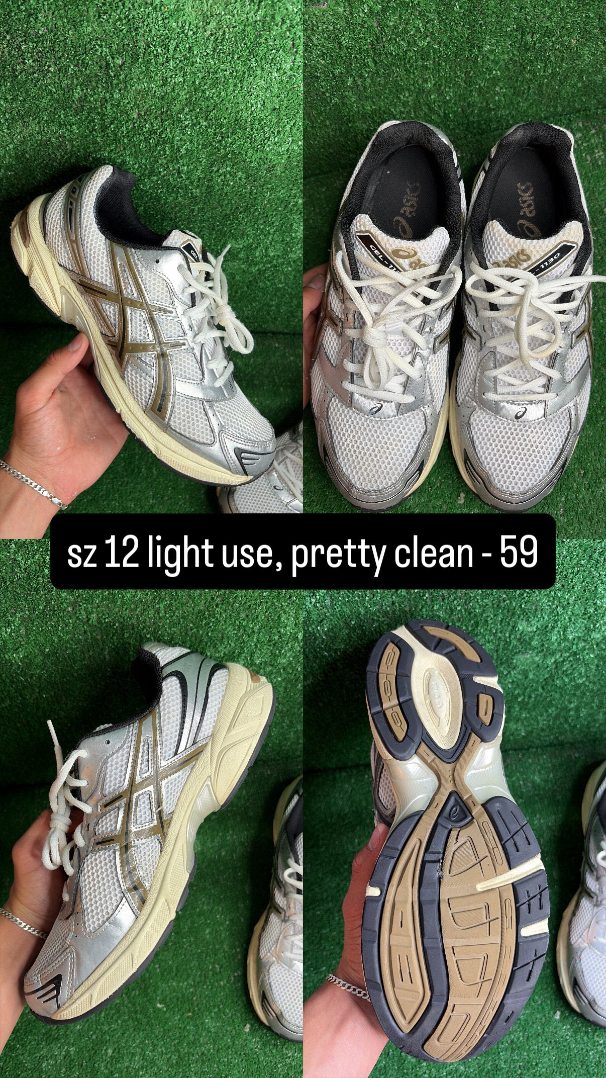 Asics Gel 1130 Clay Canyon Size 12