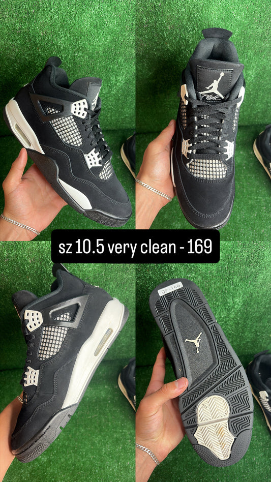 Jordan 4 White Thunder Size 10.5