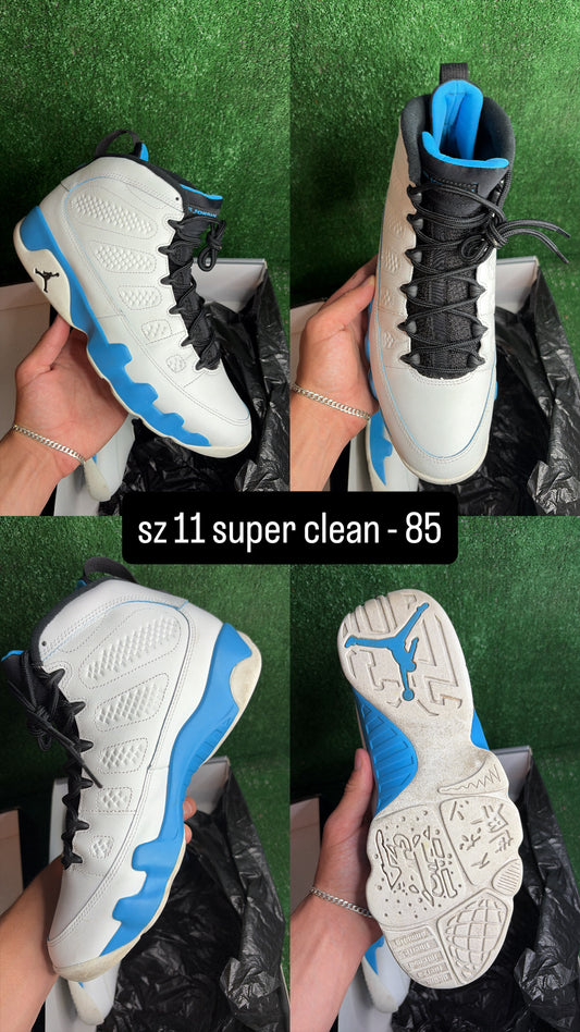 Jordan 9 Powder Blue Size 11