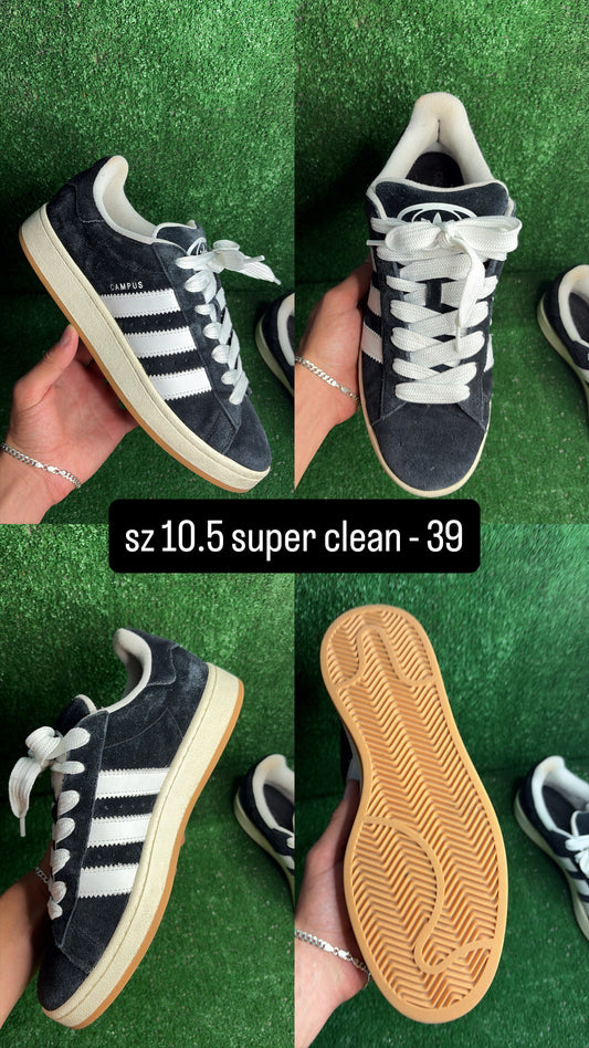 Adidas Campus Black White Size 10.5