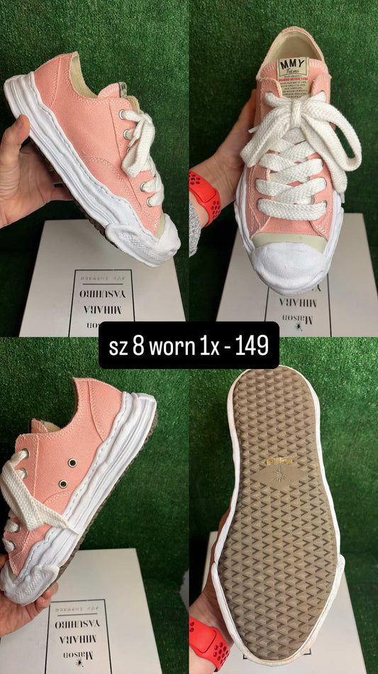 Mason Mihara OG Sole Canvas Low Pink Size 8