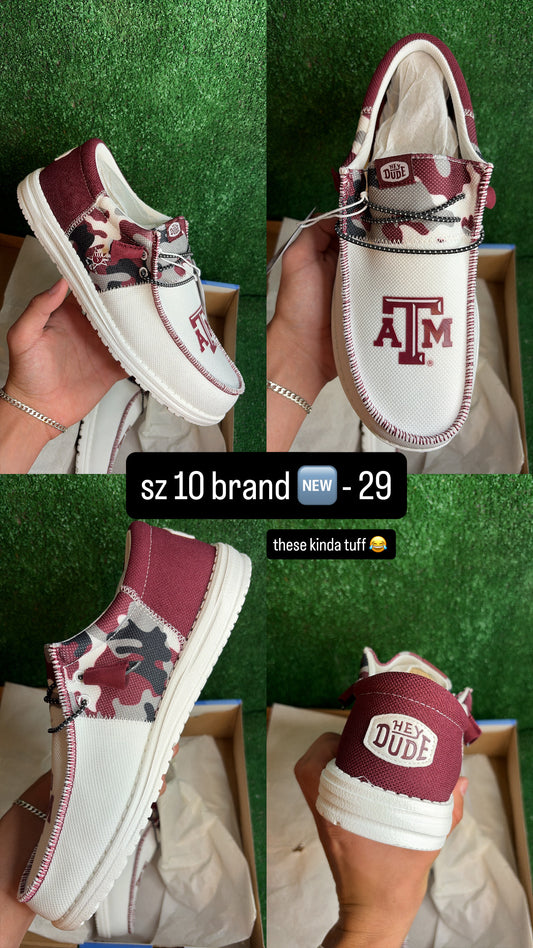 Hey Dude Texas A&M Size 10