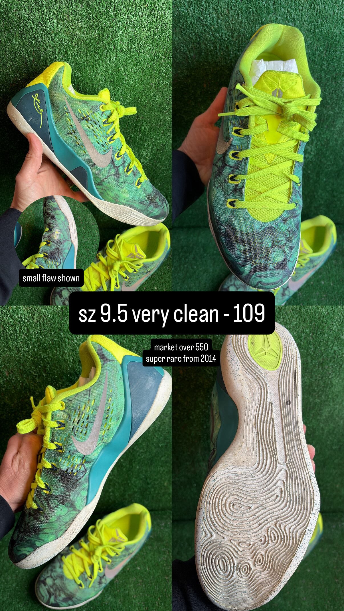 Kobe 9 EM Low Easter Size 9.5 (2014)