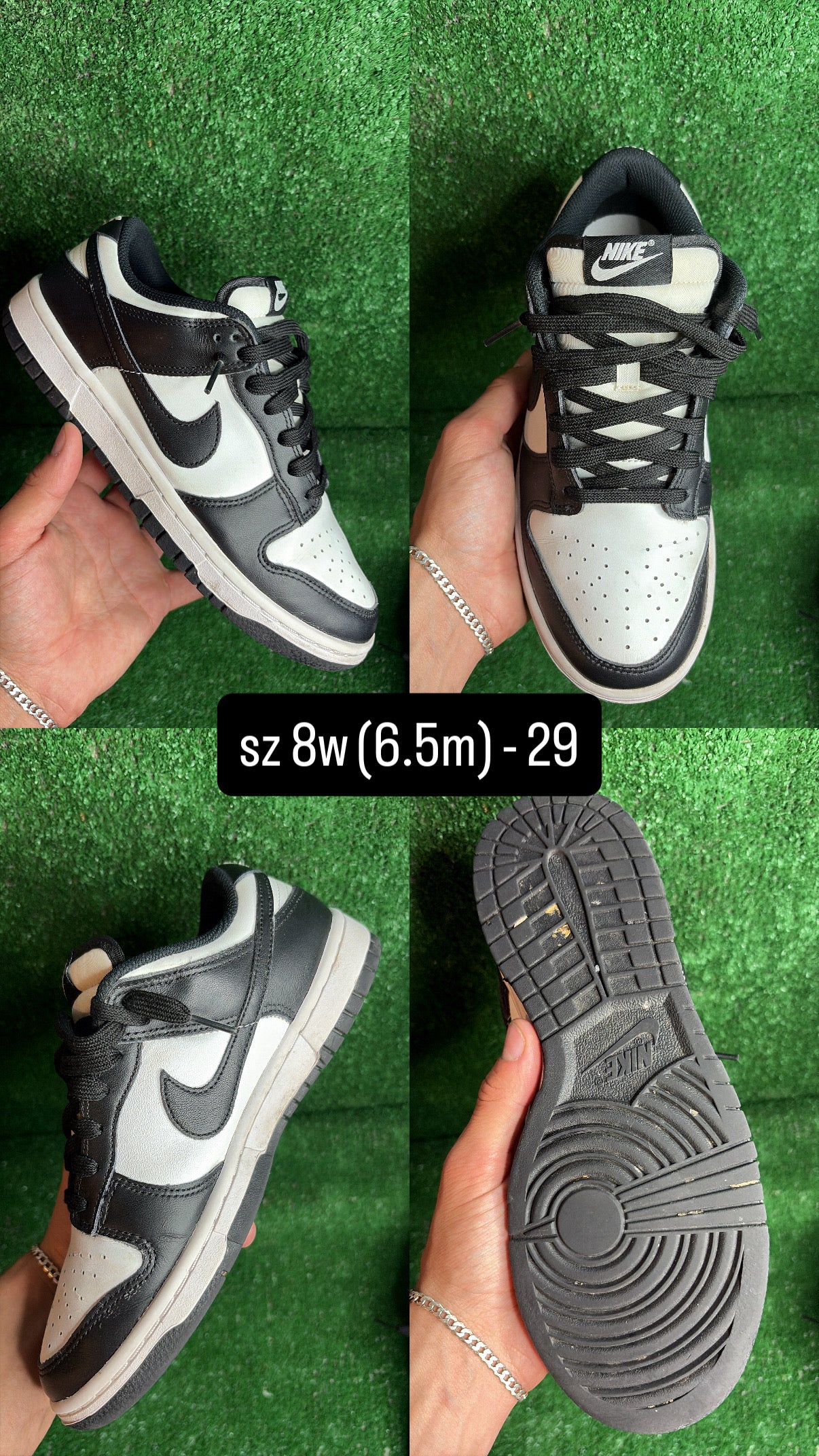 Nike Dunk Low Panda Size 6.5m (8w)