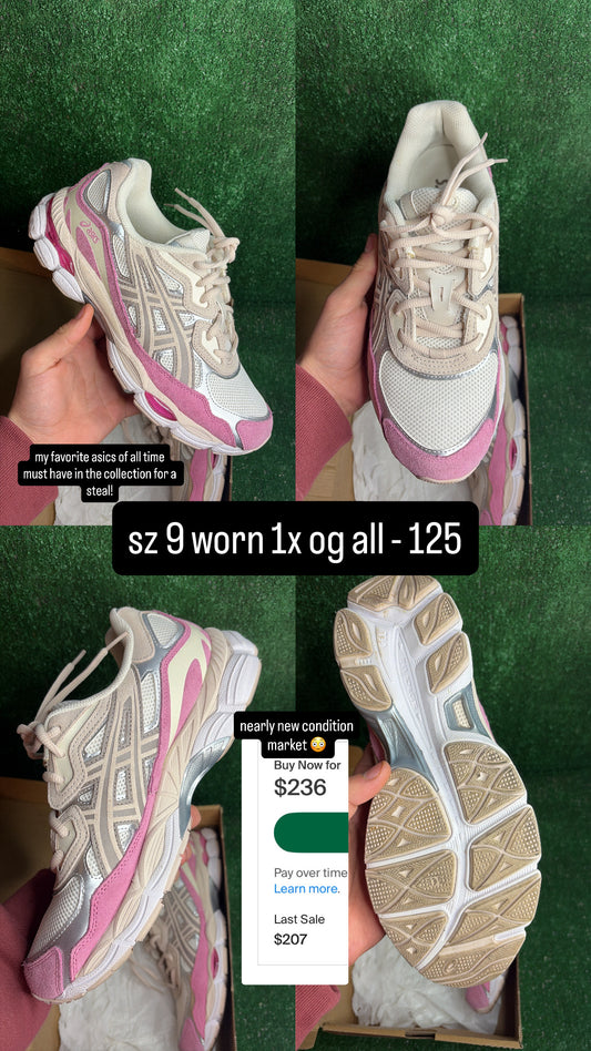 Asics Gel NYC Mineral Pink Size 9 men