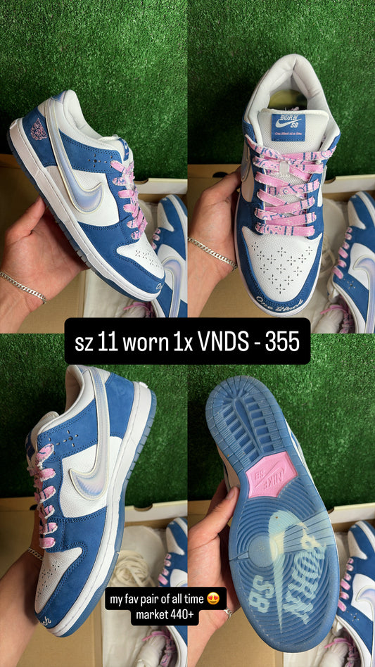 Nike Dunk Low SB Born x Raised Size 11