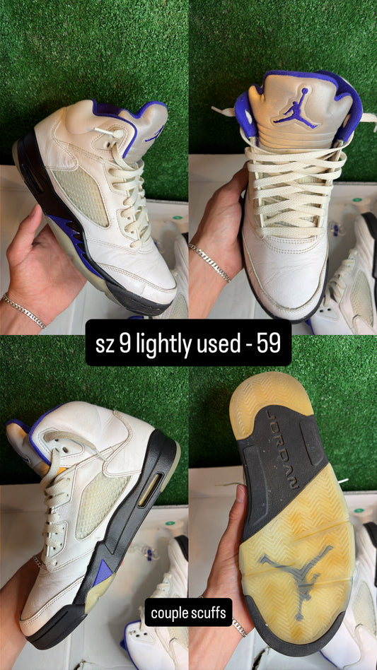 Jordan 5 Dark Concord Size 9