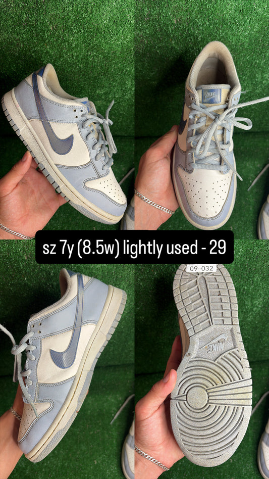 Nike Dunk Low Next Nature Blue Whisper Size 7y (8.5w)