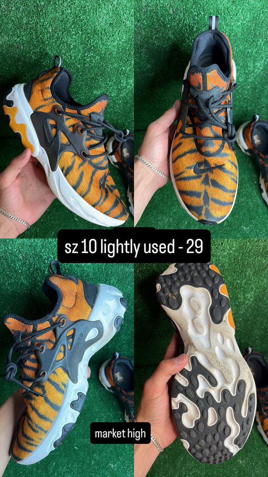 Nike React Presto Tiger Size 10