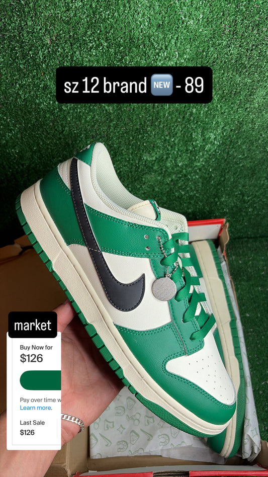 Nike Dunk Low Lottery Malachite Green Size 12