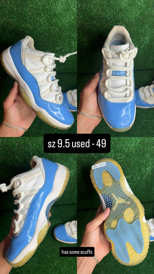 Jordan 11 Low UNC Size 9.5