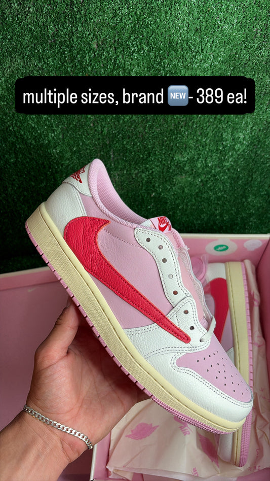Jordan 1 Low Travis Scott Tropical Pink
