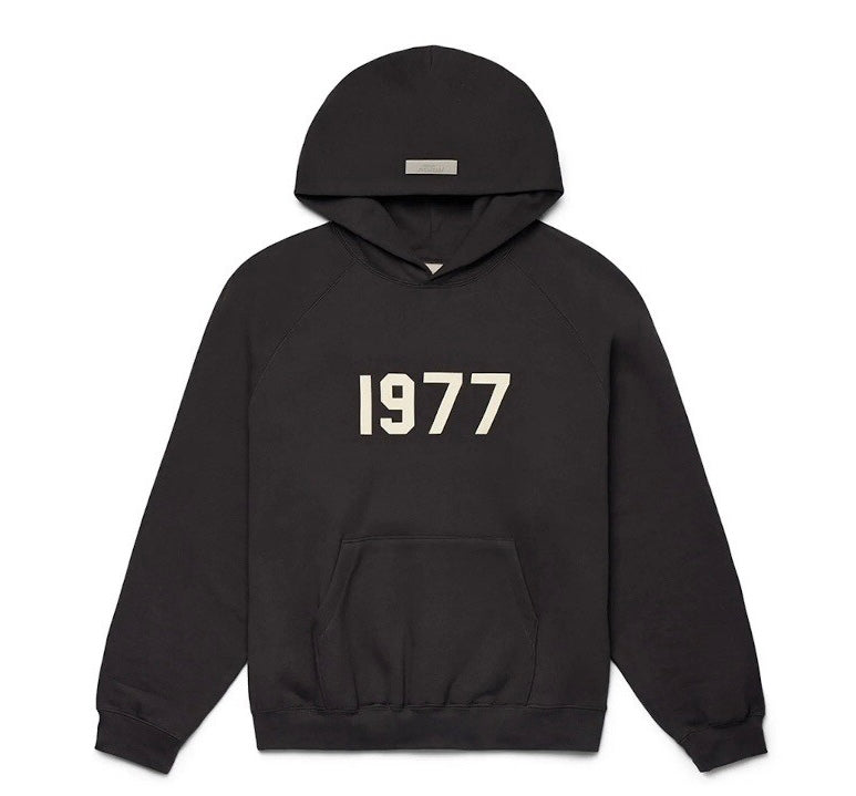 Essentials Hoodie 1977 Iron Size XS (Fits big)