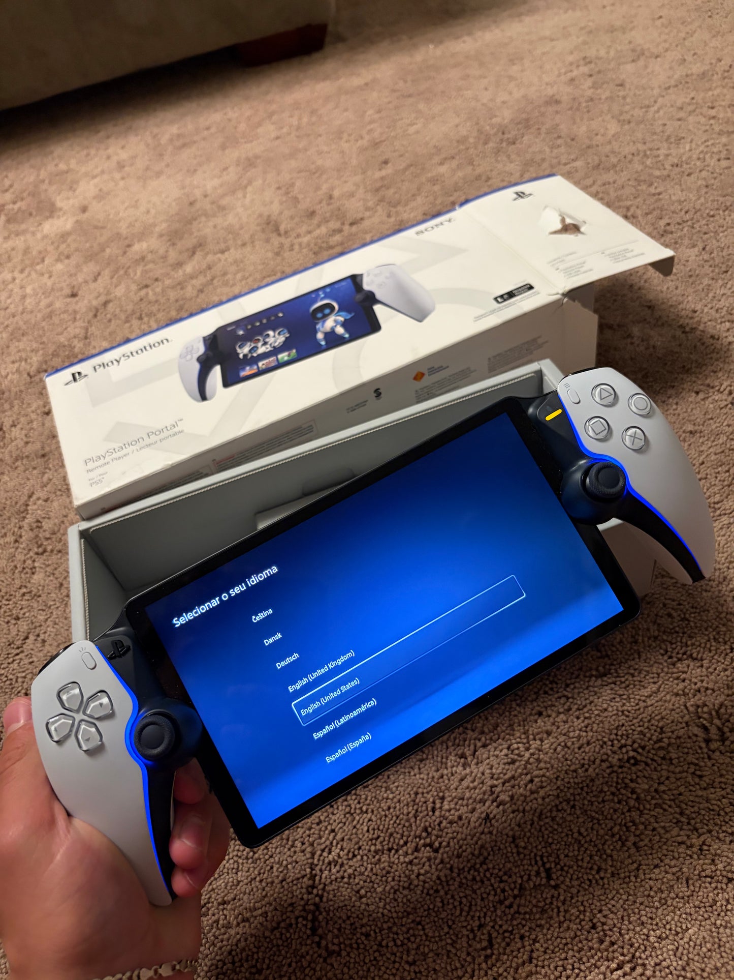 Playstation Portal White (with box & cord)