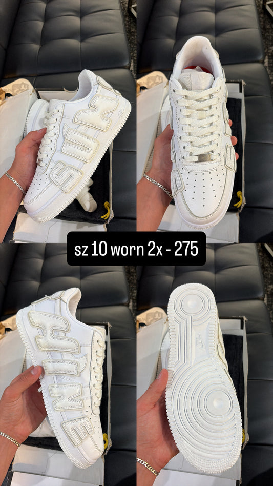 CPFM Air Force 1 Low White Size 10