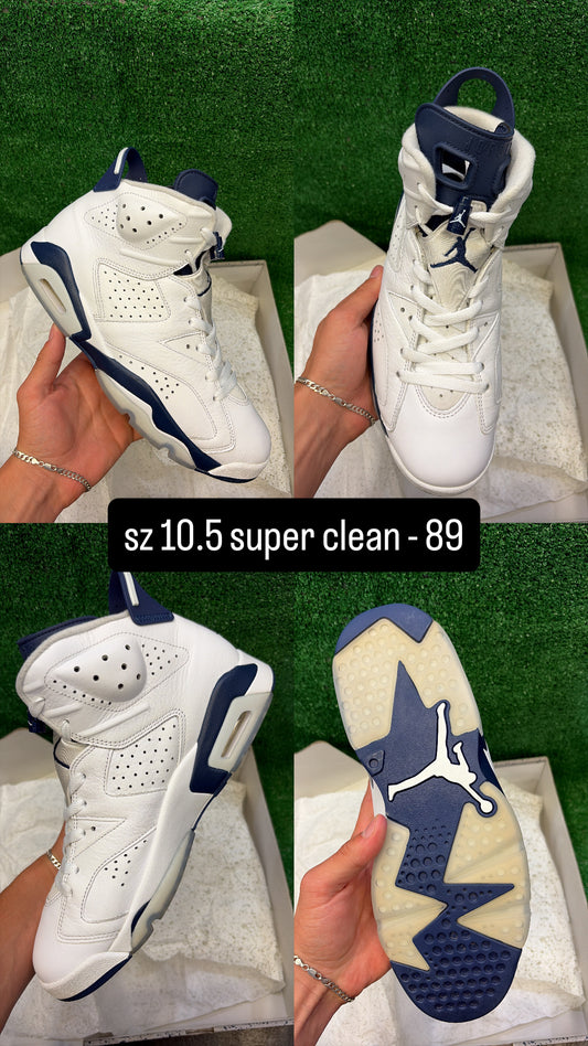 Jordan 6 Midnight Navy Size 10.5