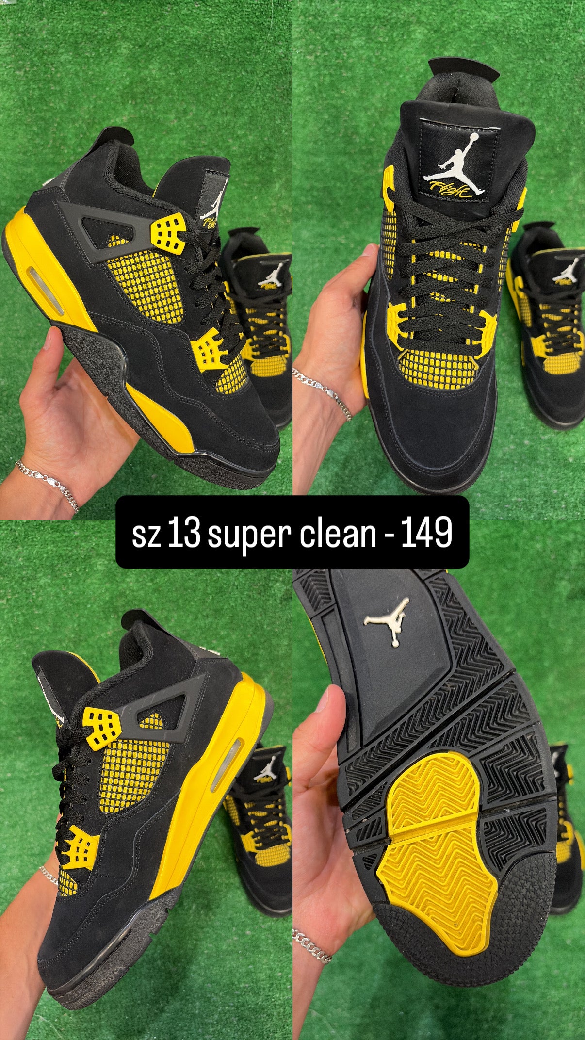 Jordan 4 Thunder Size 13