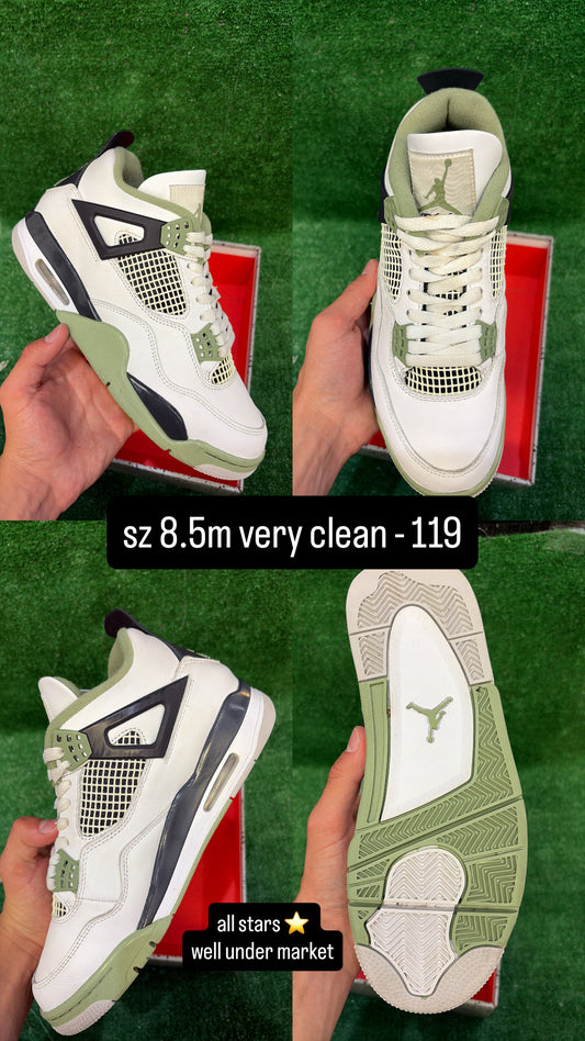 Jordan 4 Seafoam Size 8.5m