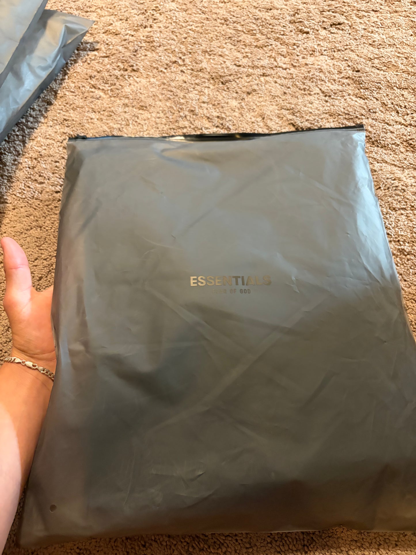 Essentials Fear of God Hoodie Stretch Limo (Black)